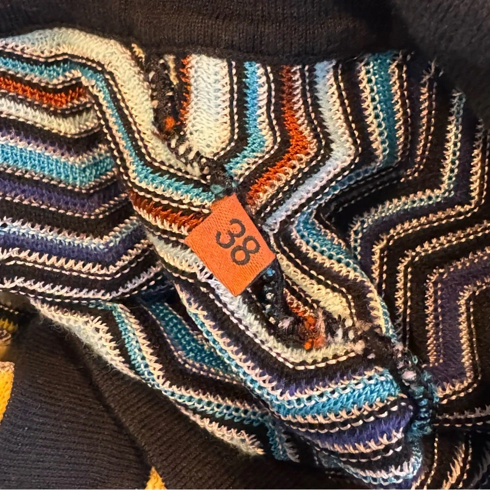 MISSONI Zig-Zag Knit Midi Dress Size Medium 38 (2) - Picture 5 of 8